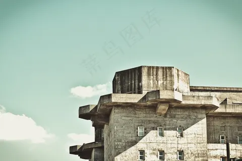 混凝土，建筑，堡垒，要塞，掩体