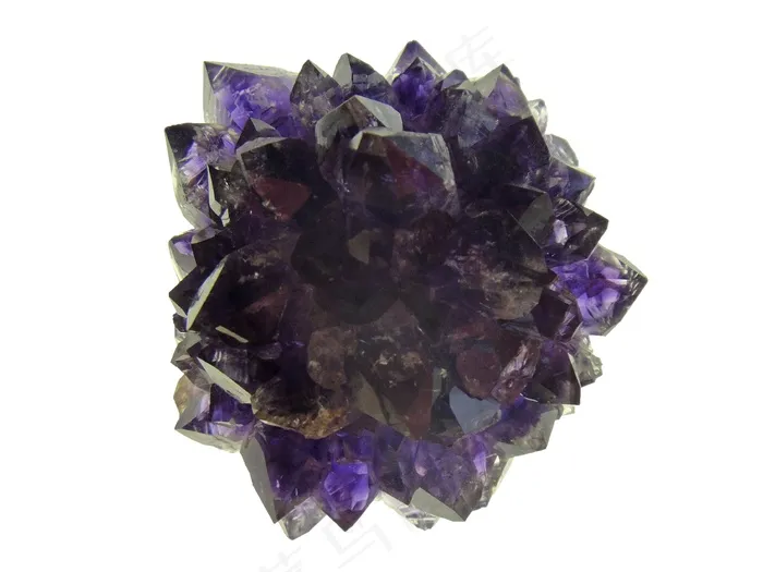 水晶，紫水晶，紫色，透明，石材，矿物