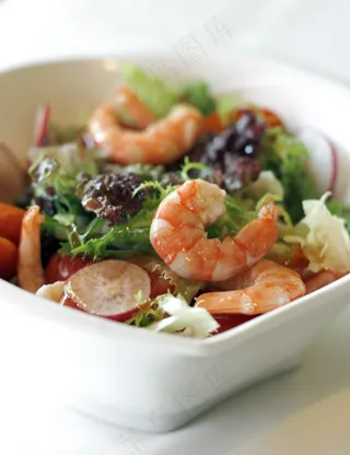 美食，沙拉，午餐，早餐