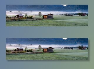 秋天的心情，景观，雾，秋天，心情，早晨