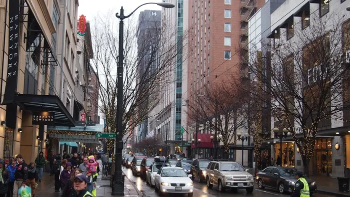 西雅图，市中心，城市，建筑物，美国，城市