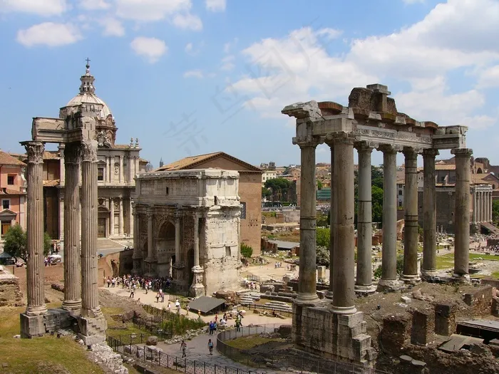 罗马，意大利，架构，欧洲，游客，度假