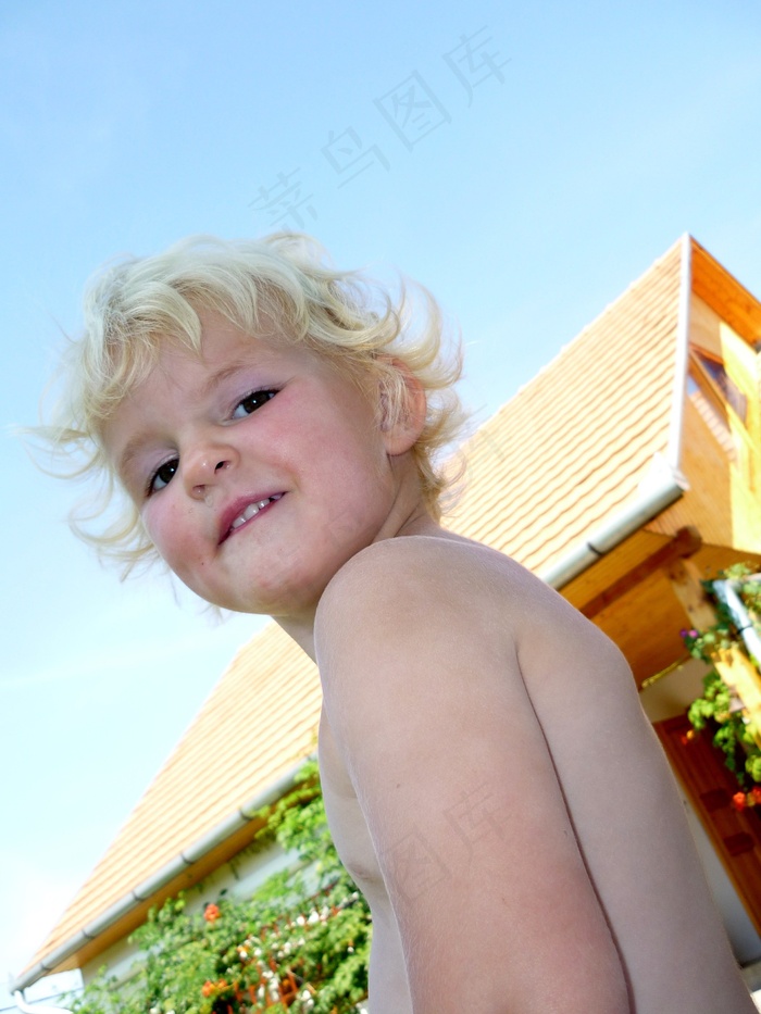 儿童，厚脸皮，金发，愤怒，狂野，邪恶，皮肤，教育
