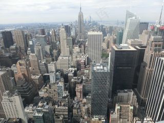 纽约，美国，摩天大楼，在岩石，美国