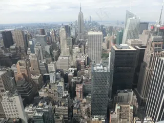 纽约，美国，摩天大楼，在岩石，美国