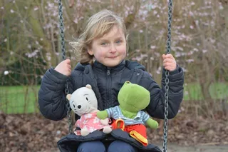 儿童，女孩，人，毛绒动物