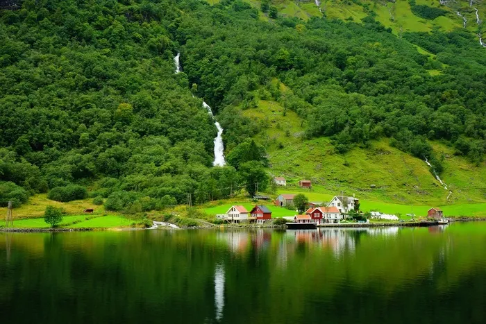 挪威，峡湾，松恩
