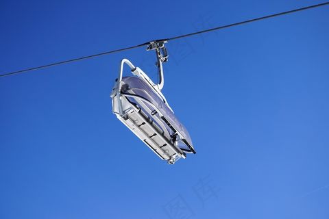 吊船，运输，滑雪，缆车，山脉，滑雪缆车