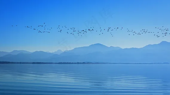剪影,景观,基姆湖,天空,山 剪影,景观,基姆湖,天空,山
