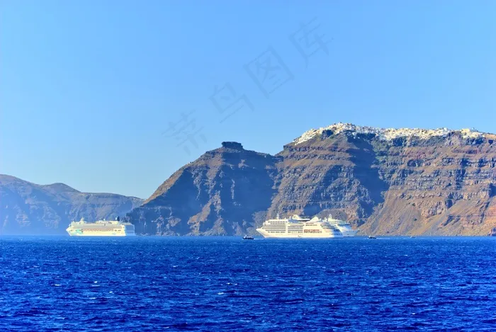 希腊，圣托里尼岛，海滩，太阳，假期，夏天
