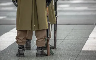 士兵，步枪，守卫