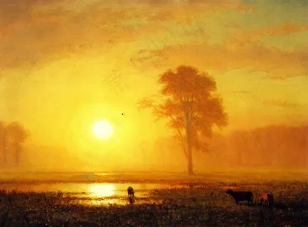 阿尔伯特·比尔施塔特（Albert Bierstadt），绘画，布面油画，艺术，艺术