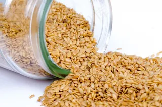 芝麻，种子，白色，特写，隔离，粮食，没人