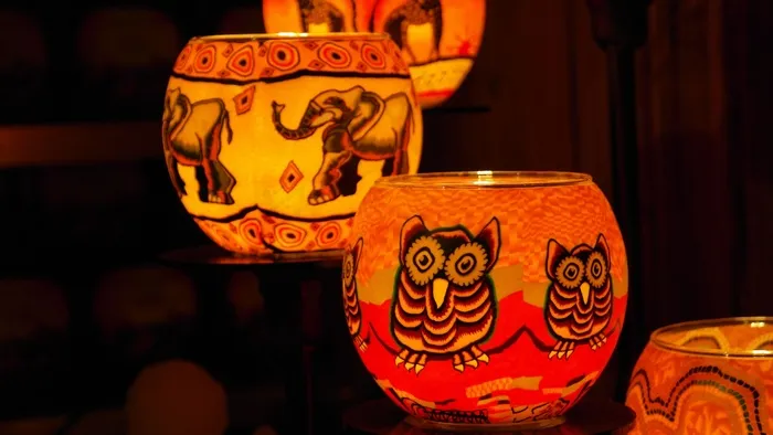 蜡烛，烛光，光，蜡，烛台