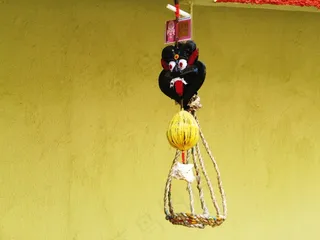 魅力，娃娃，面具，守卫，邪恶，迷信