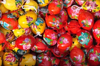 绘画，鸡蛋，复活节，手绘复活节彩蛋