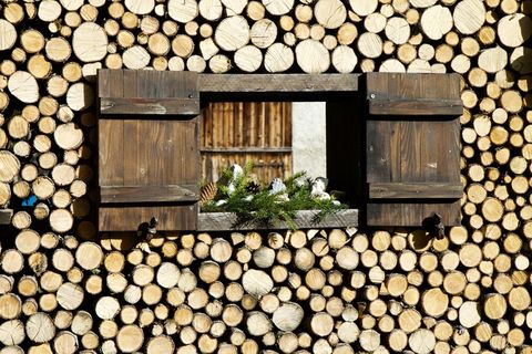 窗户，百叶窗，窗架，道路，分支部分，晶石