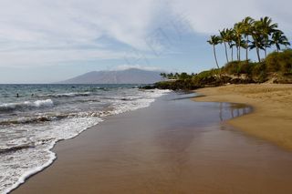 海滩，夏威夷，海洋，大海，热带，沙，水