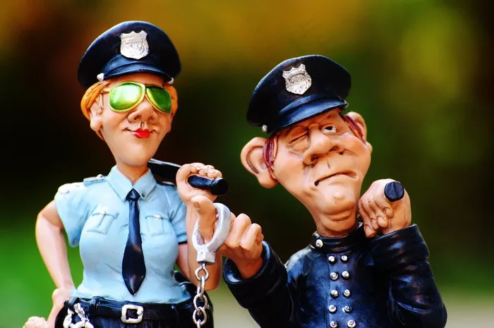 警察，女警，同事，搞笑，图，警察