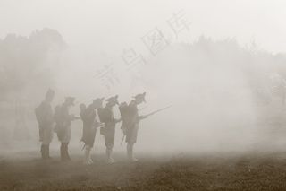 军事，拿破仑，战役，雾，烟，妮莎