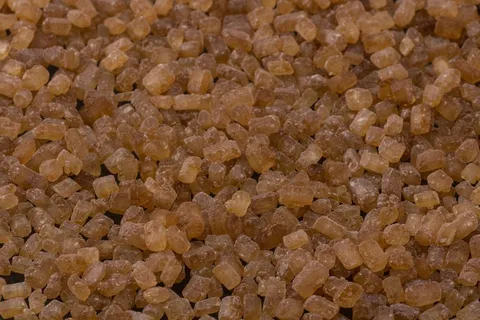 糖果，褐色，水晶