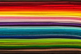 纺织，颜色，多彩，织物，纹理，彩虹