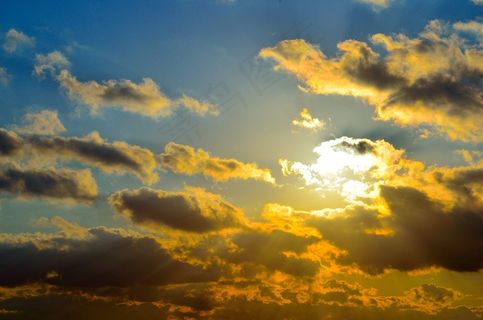 太阳，红色κόκκινοΖωολογία，晚上，晚上，天空，蓝色，背景，卡