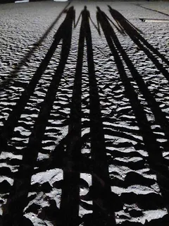 沙，海滩，阴影，长，暮光之城，侧影