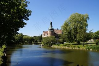 城墙城堡，城堡，财产，建筑，水