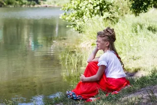 大自然，水，池塘，湖景，湖