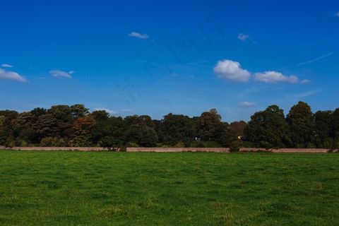 草原,体育场馆,天空,山峦,海洋,草地公园英格兰邓纳姆·梅西