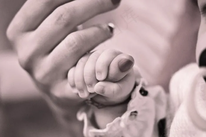 婴儿，手，控股，手指，母亲