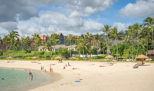 泻湖，奥利纳岛，夏威夷，瓦胡岛，海洋，云团，海岸