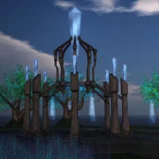 街灯,工艺品,椅子,雕像,树,凉亭凉亭森林