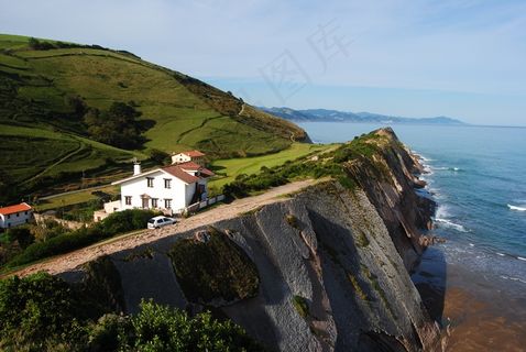 巴斯克自治区,Flysch路线,景观,哥斯达黎加,海 巴斯克自治区,Flysch路线,景观,哥斯达黎加,海