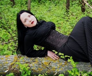 股票，模型，夫人，肖像，女性，女孩，哥特式