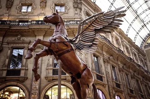 米兰,飞马座,画廊,雕像,维托里奥·埃马努埃莱二世 米兰,飞马座,画廊,雕像,维托里奥·埃马努埃莱二世