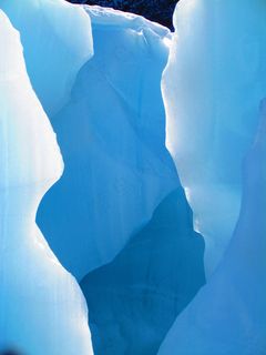 冰川，裂隙，弗朗兹约瑟夫，新西兰，冰，冷