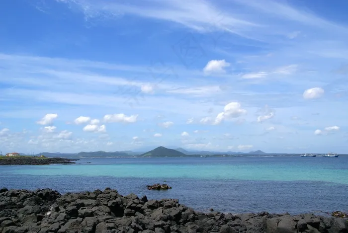 济州，济州岛，乌度，海，Olle Gill，济州海，天空