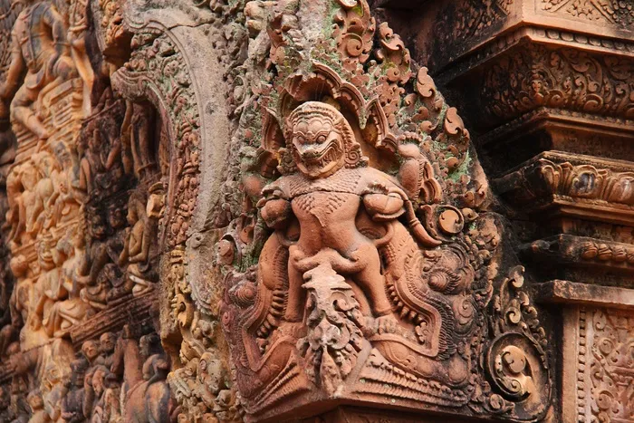 女王宫，寺，旅行，古董，老，美丽