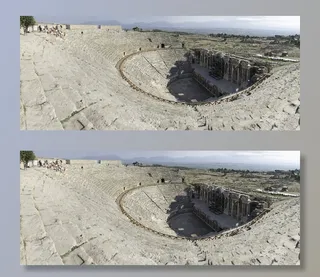 剧院，希拉波利斯，土耳其，废墟，露天剧场