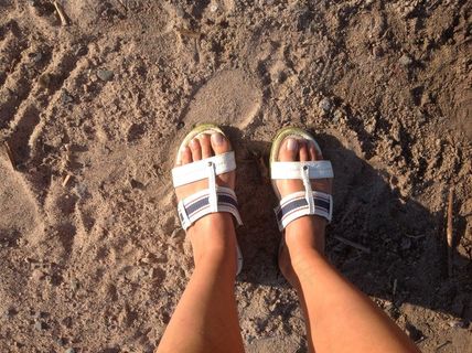 凉鞋，沙滩，夏天