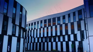 建筑，建筑，现代，窗口，外立面