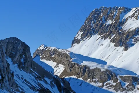 风景,自然,山,雪,阿尔卑斯山,冬天 风景,自然,山,雪,阿尔卑斯山,冬天