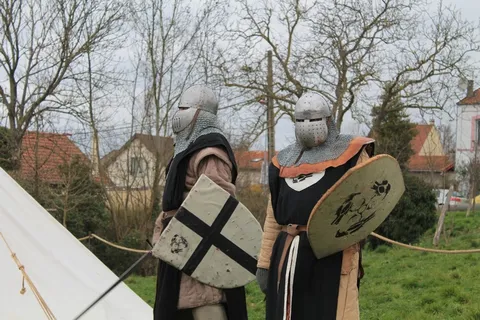 骑士，骑士，中世纪，盔甲，中世纪