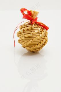 圣诞节，装饰，稻草，来临，装饰