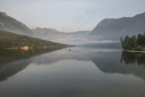 湖,山,水,反射,玻璃状,表面 湖,山,水,反射,玻璃状,表面