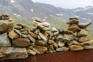 平衡，石头，冥想，休息，石头远距离