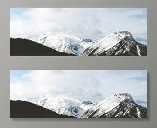 天空,飞机,风景,山峦,卡通动漫人物,冬季山地景观