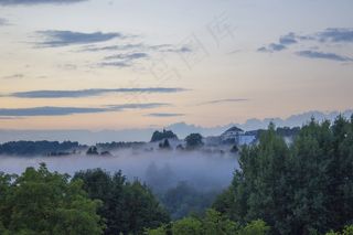 风景，太阳，日落，Abendstimmung，暮光之城
